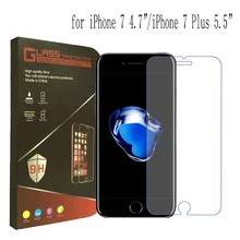 High quality For iPhone 6 Tempered Glass Screen Protector For iPhone 6s 7 Plus Screen Protector Film SE With Retail Package