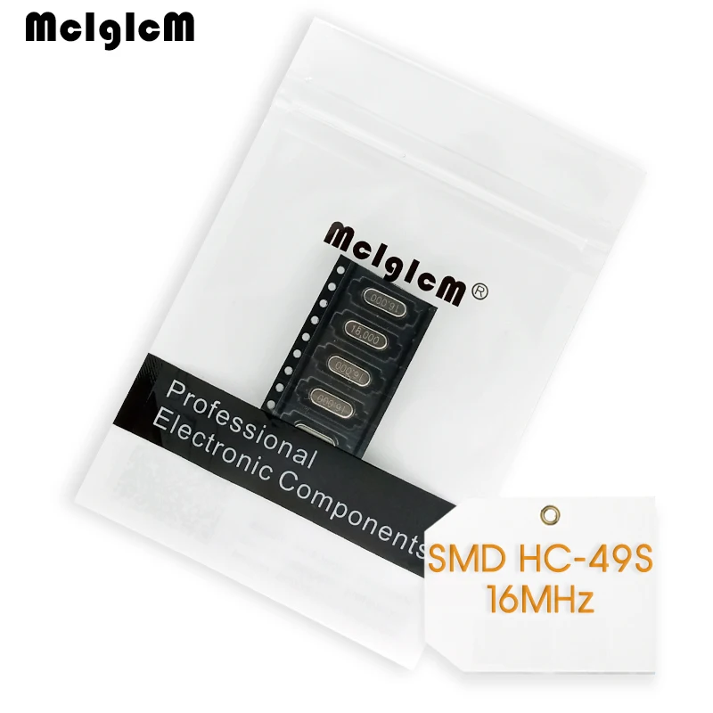 J018 20 штук smd HC-49S 16,000 мГц 16 мГц 20ppm 20pF Кварцевый резонатор кристалл - изображение