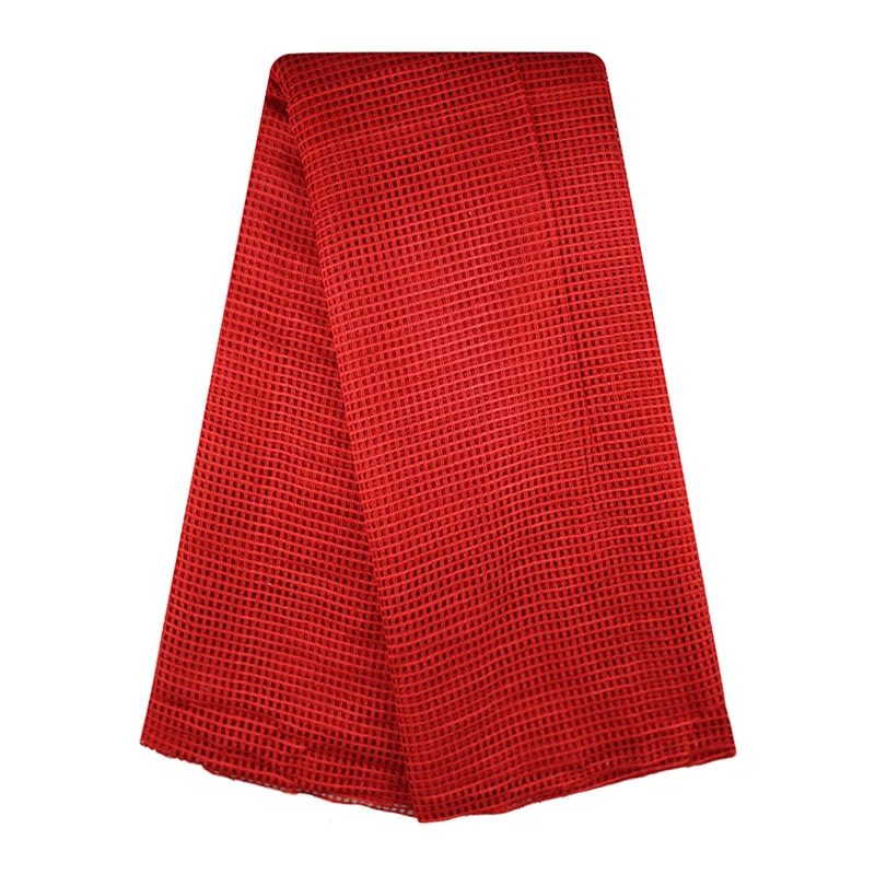 

Bestway Guipure Lace Fabric High Quality Water Soluble Cord Red Color Lace Fabrics For Women's Dress Sewing Materials Cloth Lace