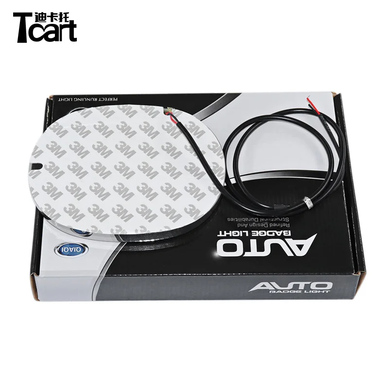 

Tcart 12*9.55cm 4D Cold light Rear Badge Bulb Emblem Logo Light for Mazda 2 3 6 8 CX7 LED Rear Badge Logo Light Car Styling