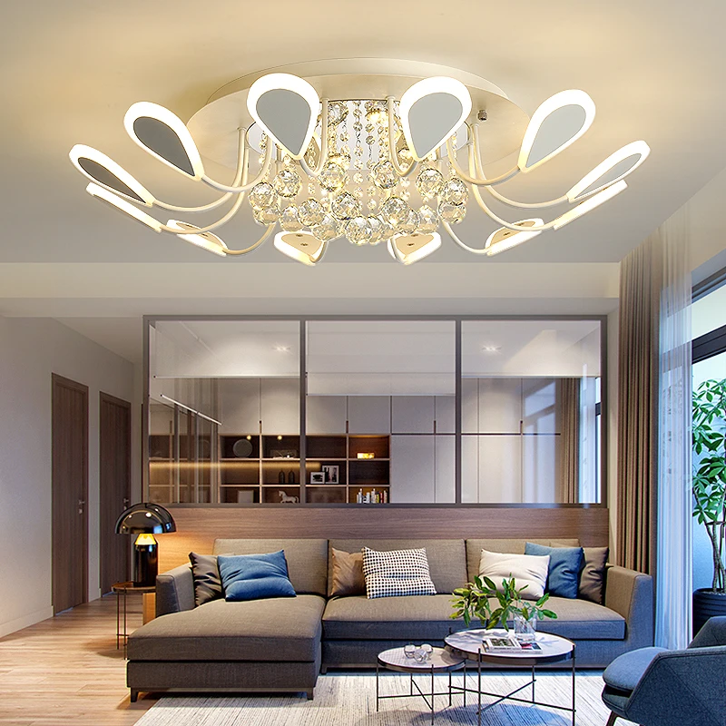 Living Room Lamp Postmodern Minimalist Crystal Lights Hall Lobby Ceiling Lighting Creative Nordic Bedroom Ceiling Lamp led Light Living Room Lamp Postmodern Minimalist Crystal Lights Hall Lobby Ceiling Lighting Creative Nordic Bedroom Ceiling Lamp led Light