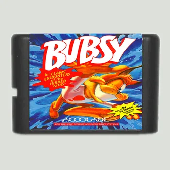 

Bubsy 16 bit Game Card For Sega MegaDrive & Genesis System