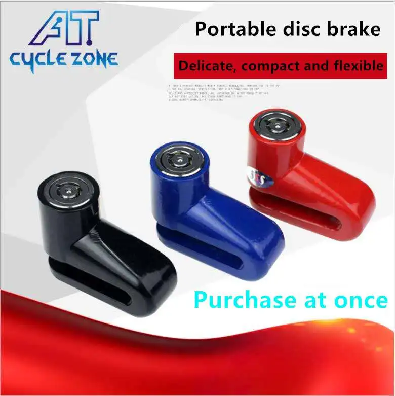 

Mountainous Bicycle Motorcycle Disc Brake Lock Electric Bike Safety Guard Lock Outdoor Riding Equipment Easy to carry and spor