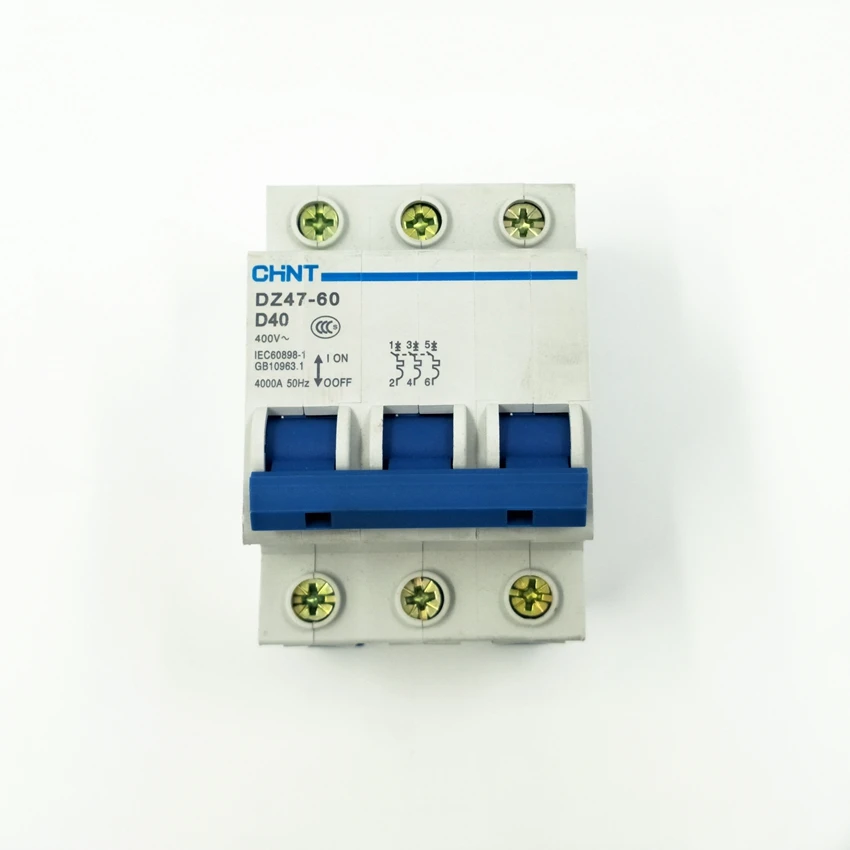 

CHINT C45N Mini Circuit Breaker DZ47-60 3P D40A 400V MCB