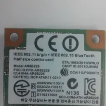 Qualcomm Atheros AR9485 AR5B225 AR9004WB-1NG Половина мини PCI-Express Wlan Wifi беспроводной Bluetooth 4,0 карта