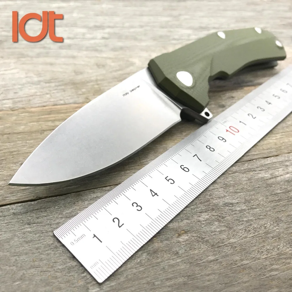 Складной нож LDT KUR лезвие Sleipner G10 ручка подшипник флиппер карманные ножи для охоты