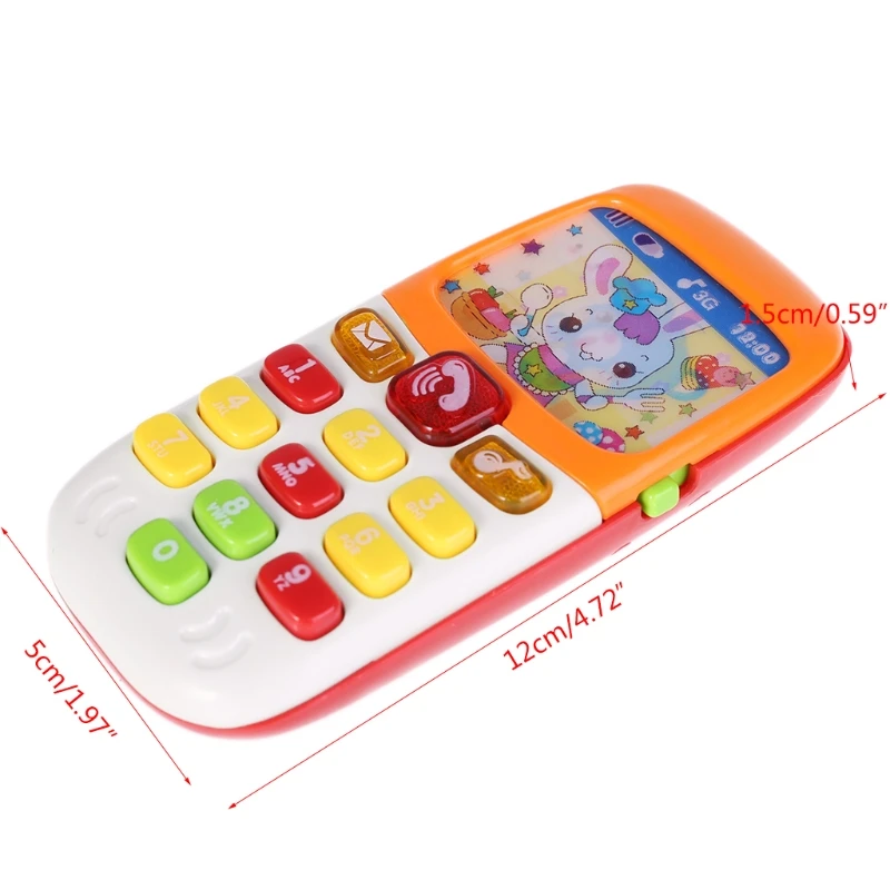 Мультипликационный музыкальный телефон детские игрушки электронная обучающая игрушка, подарок для детей