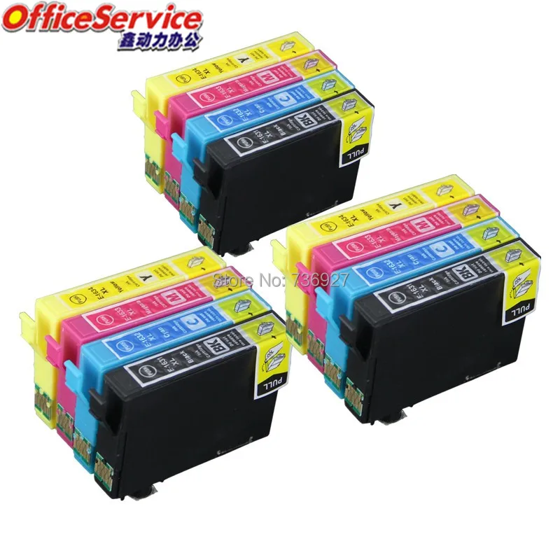 12X T16XL T1631 T1621 совместимый чернильный картридж для принтера Epson рабочей силы WF-2010W 2510WF 2520NF 2530WF 2540WF струйный принтер