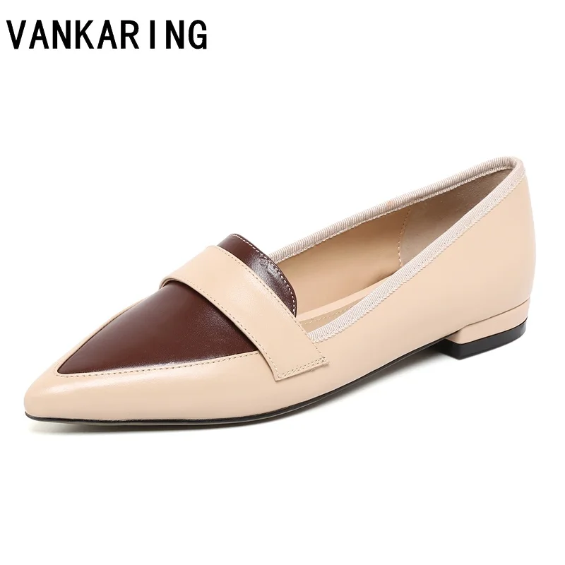 fashion women shoes woman flats high quality genuine leather flats casual shoes pointed toe rubber women flat shoes ballet shoes fashion women shoes woman flats high quality genuine leather flats casual shoes pointed toe rubber women flat shoes ballet shoes
