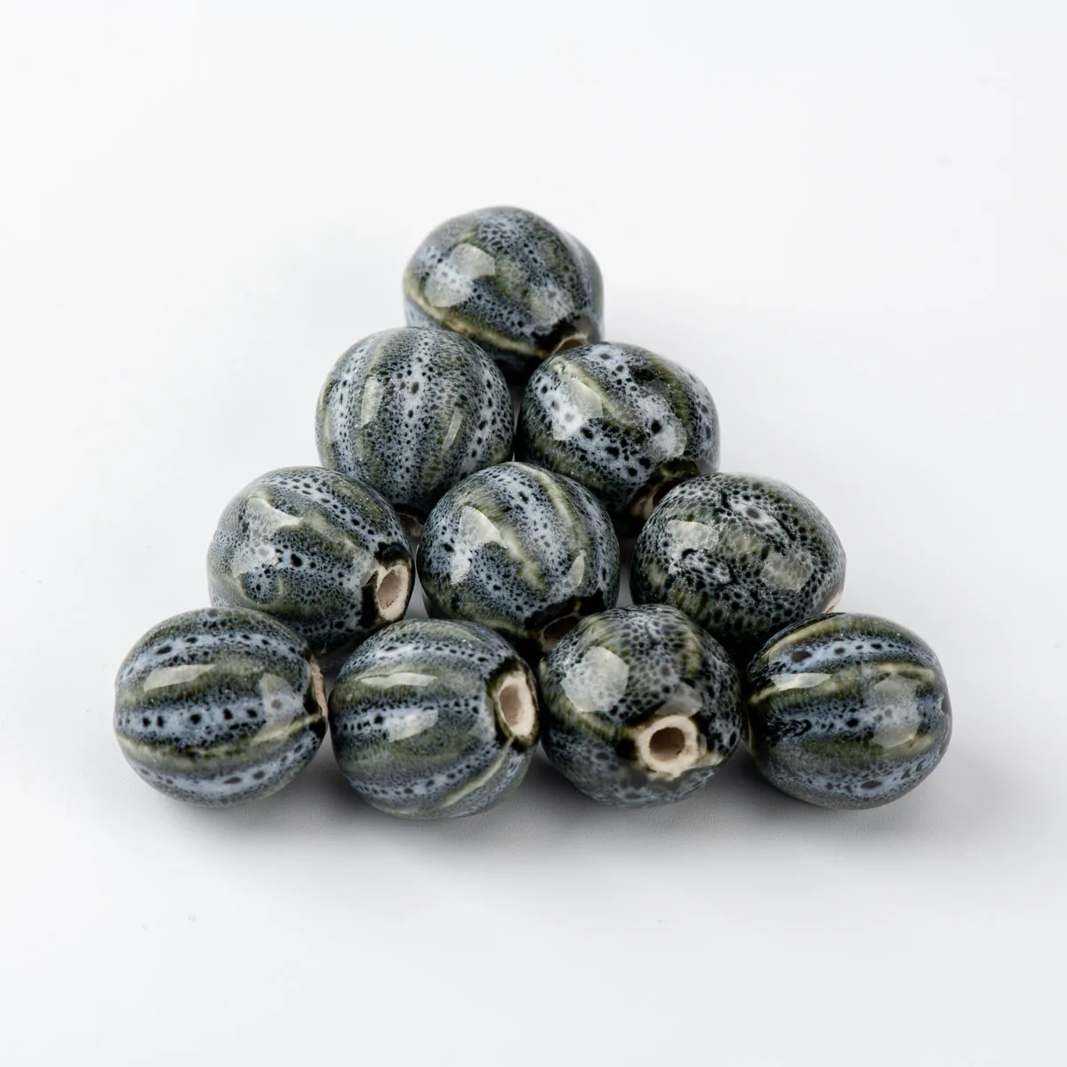 15 20pcs Watermelon Shape Quality Ceramic beads sell by bags not