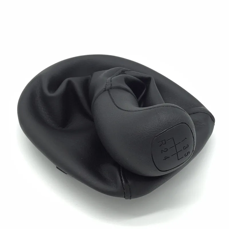 5 Speed Car Styling Manual Gear Shift Knob Lever Gaiter Boot Cover