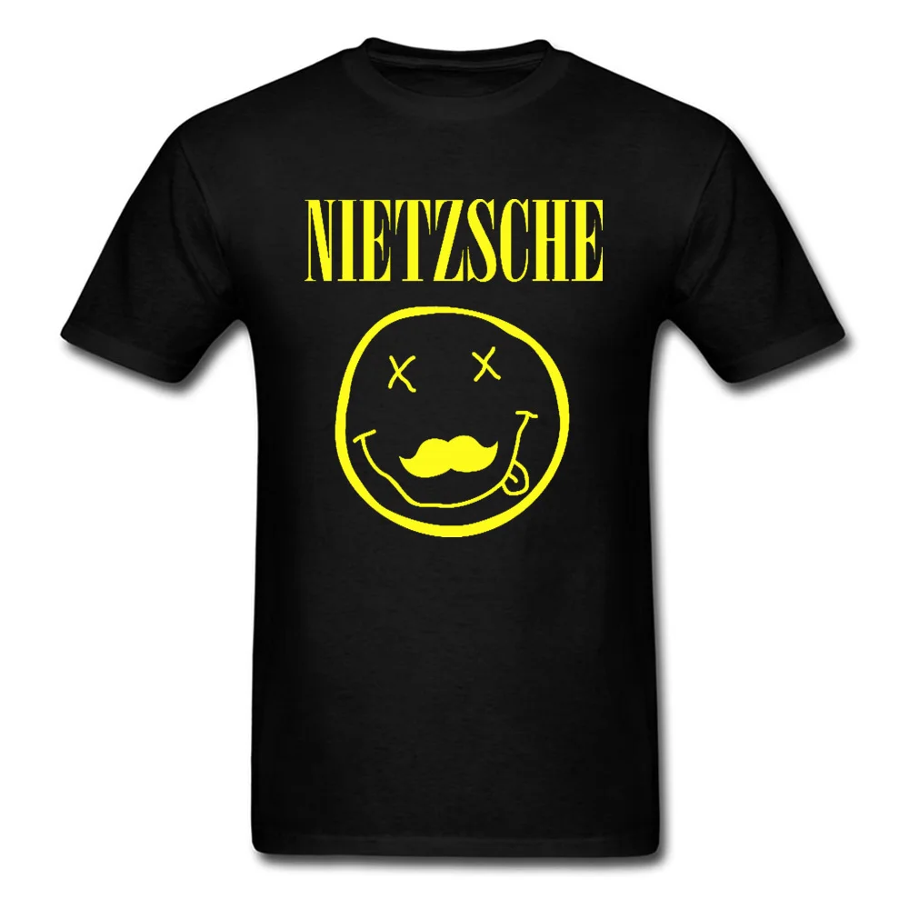 

Nirvana Smile Picture Tops T Shirt Round Neck Fall 100% Cotton Short Sleeve T Shirt for Men Summer Camisa Tee-Shirts Love Day