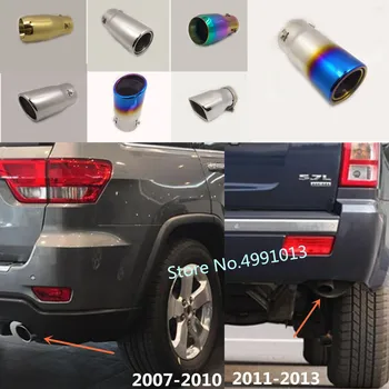 

For Jeep Grand Cherokee 2007 2008 2009 2010 2012 2013 Car Stryling Cover Muffler End Tail Pipe Dedicate outlet Exhaust 1pcs