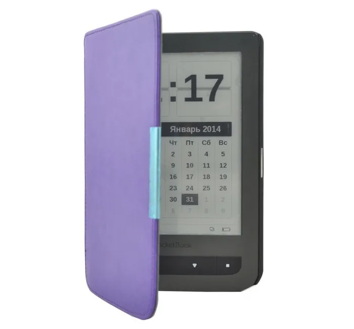 New Crazy Horse Magnetic Flip Leather Cover Case For Pocketbook Touch 614624626 6 6 inch Free Shipping (16)