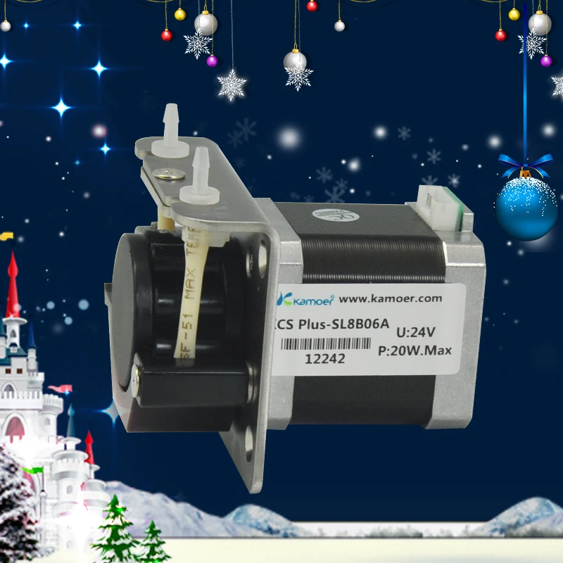 

Kamoer KCS PLUS Small Peristaltic Water Pump, Stepper Motor, High Precision, Easy Maintenance & Replacement, Lab Dosing Pump
