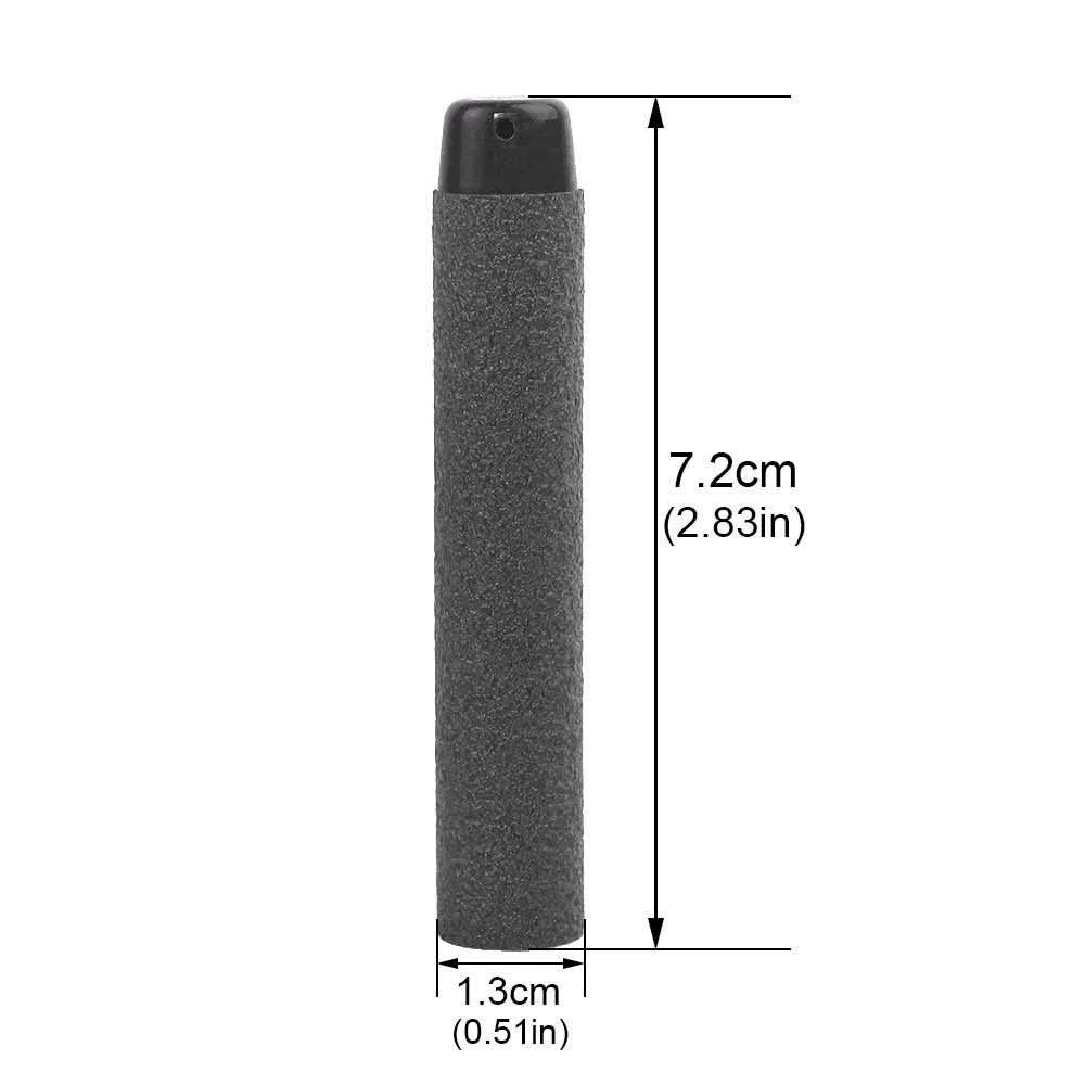 100Pcs Air Soft Gun Pistol Soft Toy Gun Bullets Round Head Air Hole Foam Darts Bullet 7.2cm Boy Toys 100Pcs Air Soft Gun Pistol Soft Toy Gun Bullets Round Head Air Hole Foam Darts Bullet 7.2cm Boy Toys