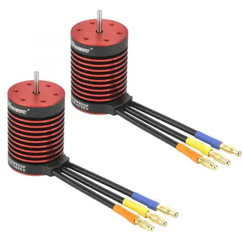 

GTSKYTENRC F540 2S 4 Poles Brushless Motor 3300KV KSX3393/4370KV KSX3394 For 1/16 1/18 RC Car