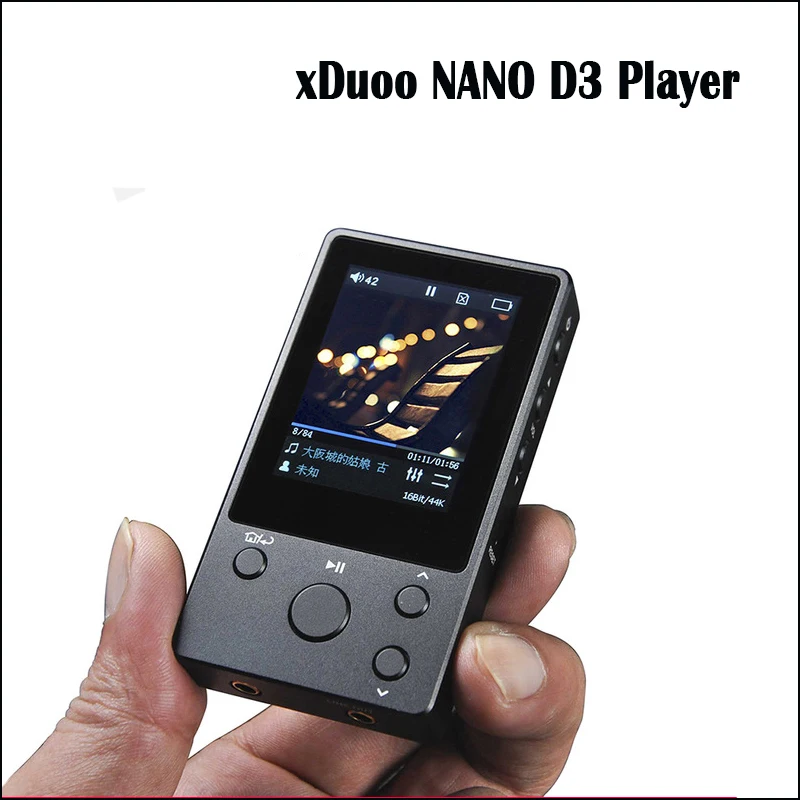 XDuoo NANO D3 hi fi плеер портативный HD музыкальный плеер без потерь hi-res MP3-плеер flac wav dsd плеер mp3 8 Гб