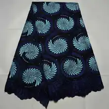 YW2140 новейшая африканская швейцарская вуаль кружева высокого качества Вечерние Свадебный кружевная ткань в африканском стиле 5yd/лот хлопок швейцарская вуаль кружева