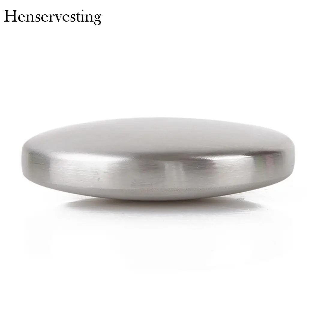 

Steel Stainless New Oval Unflavored Soap Kitchen Bar Hand Odour Remover Small Oval Shape Stainless Steel Soap