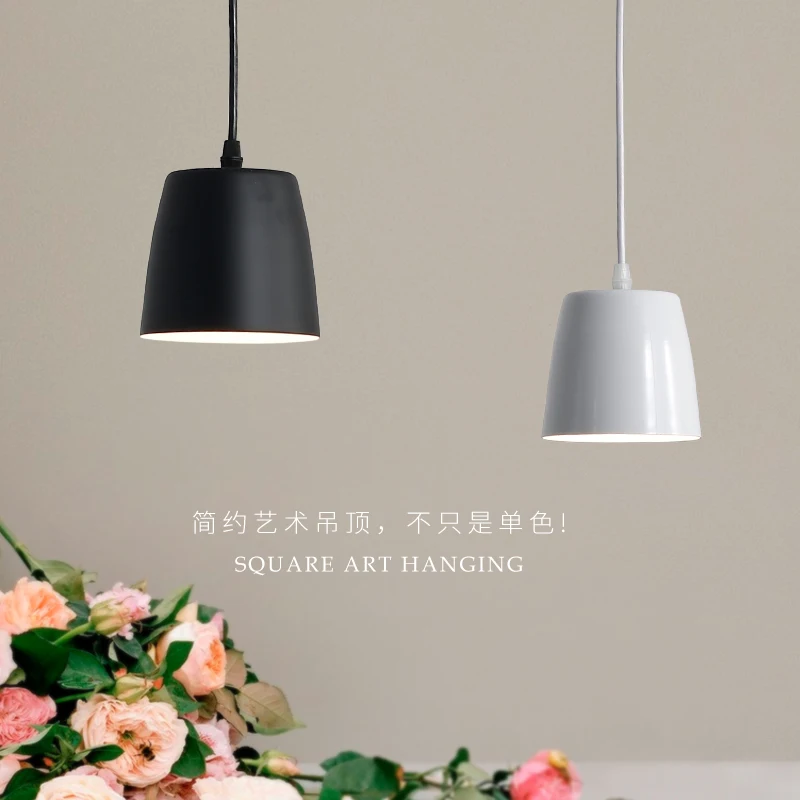 

2019 Limited Lampen Suspension Luminaire New Lighting Modern Pendant Light Black White Bar Restaurant For Counter Bedside Lamp