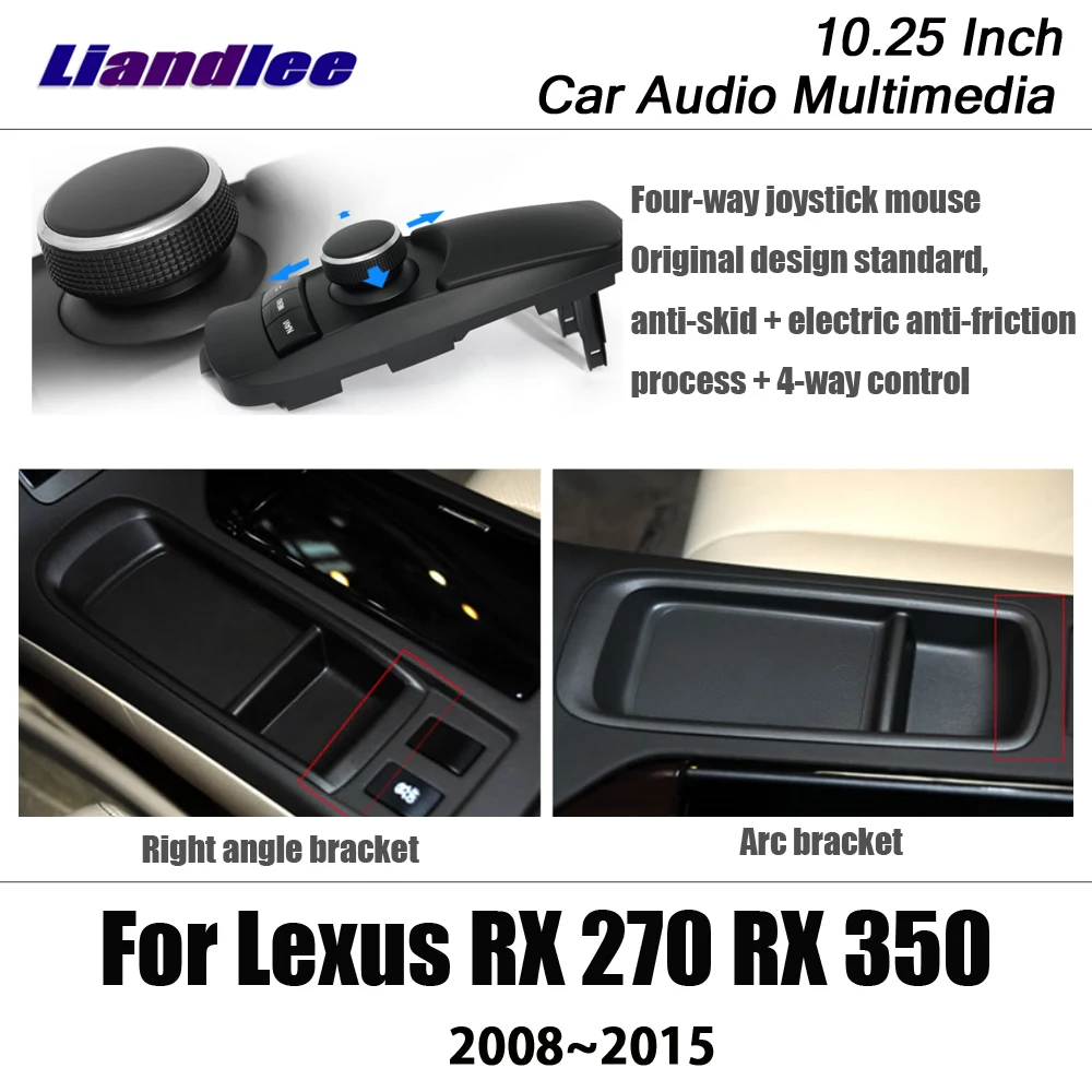Cheap Liandlee 10.25" Android For Lexus RX 270 RX 350 AL10 2008~2015 Stereo Screen Mouse BT Carplay Map GPS Navi Navigation Multimedia 4