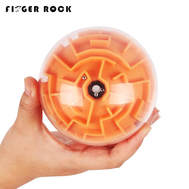 

Finger Rock 3D Spherical Magic Maze Ball 3 levels Intellect Rolling Ball Track Puzzle Game Children IQ Balance Training Toys
