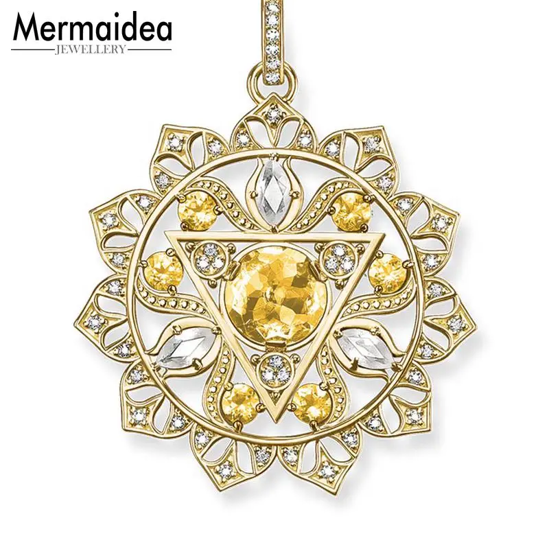 

Pendant Solar Plexus Chakra 2019 New Fashion 925 Silver Sun Jewelry Style Sterling Necklace Gift For Woman