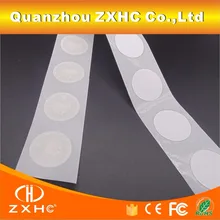 500 шт./лот) 25 мм Ntag213(203) белый NFC стикеров протокол ISO14443A RFID теги и все телефоны NFC