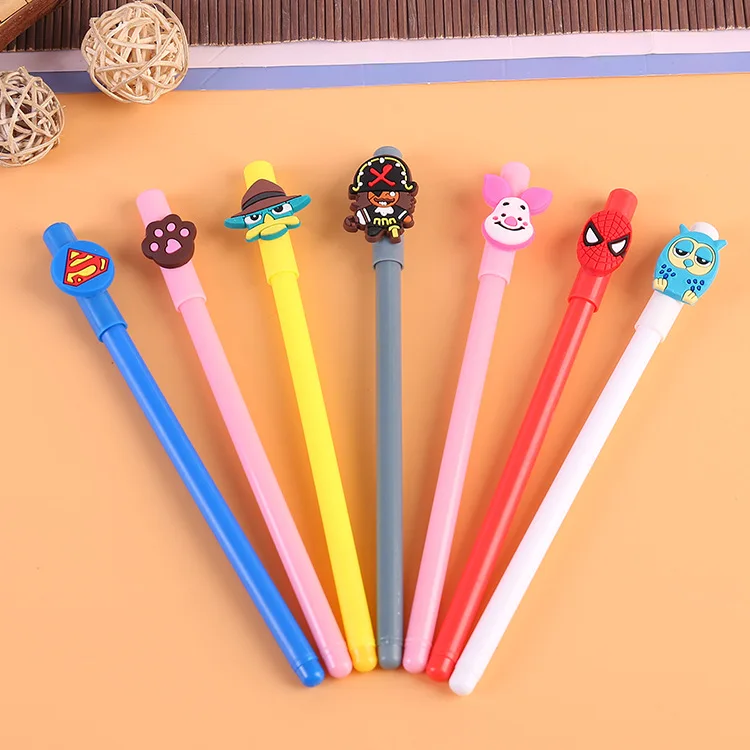 

100 pcs/lot Cartoon Owl gel pen Cute Animal 0.5 mm Black ink Signature pens for writing Stationery gift School supplies