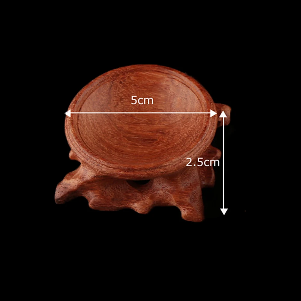 Прочный миниатюрный Ретро кислотная ветка деревянная подставка для хрустального шара сфера шар камень хрустальный шар держатель домашний декор - Цвет: 5cm x 2.5cm
