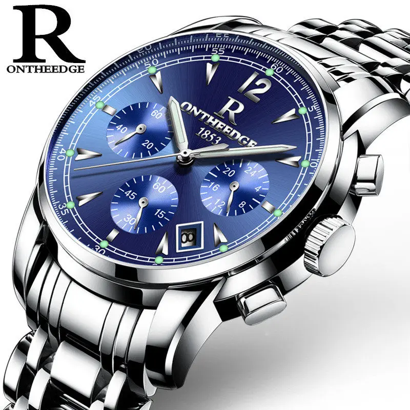 

Relogios Homens Small Dial Work Waterproof Luminous Multifunctional Men Watches Top Brand Luxury Men's Quartz Watch Wristwatches