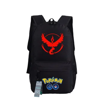 

Backpack Pikachu Gengar Squirtle Moltres Charmander School Bag 45x32x13cm