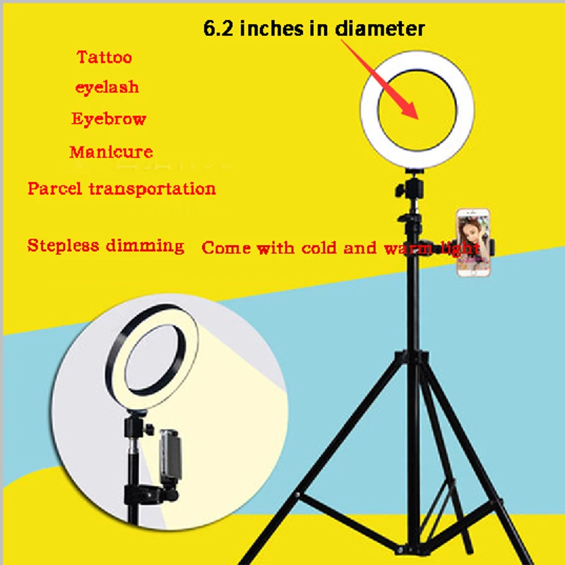 Anel de Maquiagem Proteção para os Olhos Lâmpadas para Salão Regulável Lâmpada Sobrancelha Cílios Preenchimento Jielde Beleza Estúdio Maquiagem Tripé Chão 6 proteção para os olhos preenchimento jielde lâmpadas