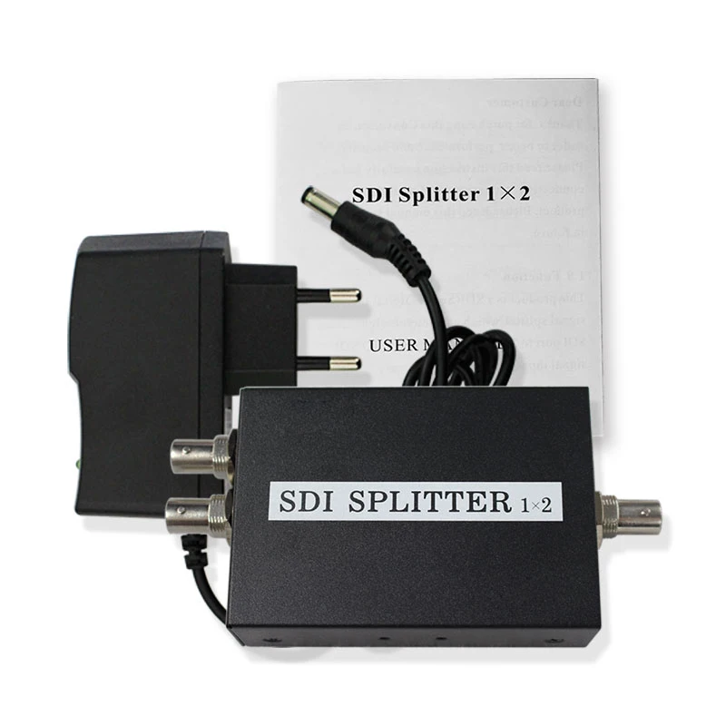 SDI Splitter 1x2 Мультимедиа Сплит SDI Extender 1 до 2 Портов Адаптер Поддержка 1080 P ТВ Видео Для проектор Монитор Камеры