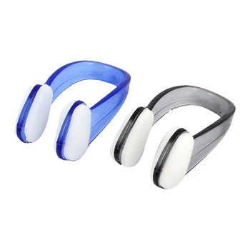 

DSGS Swimming, diving, plastic nose clip screen protector, 2 pieces, blue / black