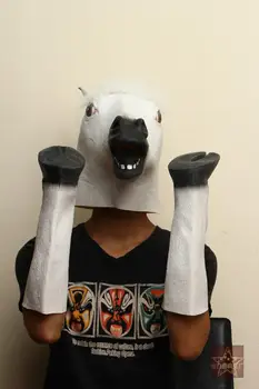 

Genuine horse mask away props Unicorn pubs movie Party Mask