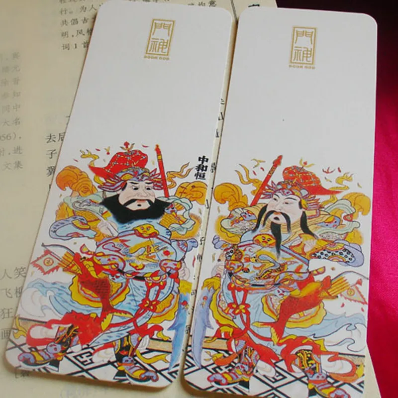 Coloffice 10 шт./компл. китайский стиль благоприятный двери боги закладки Kawaii бумага классические заметки для студентов подарок школы офиса