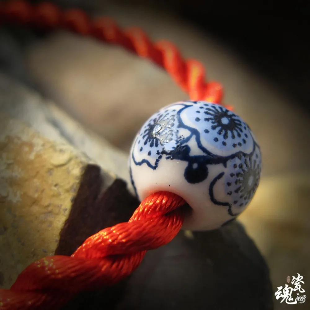 New fashion benmingnian trinkets weaving The red strap blue bracelet Free shipping | Украшения и аксессуары