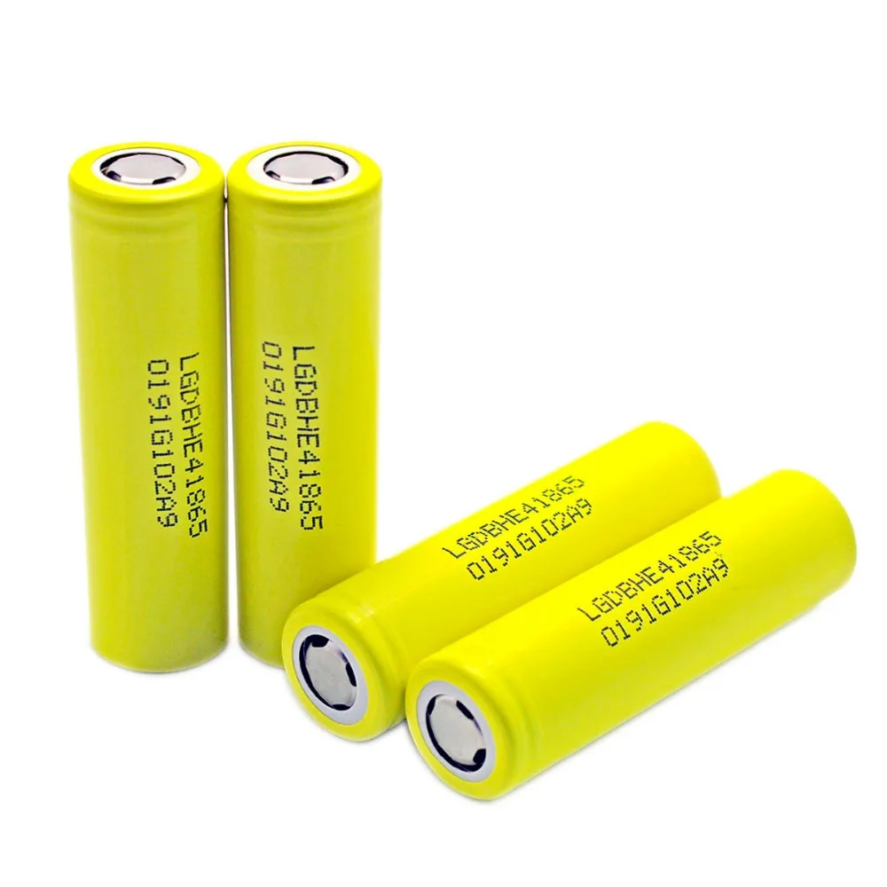 Dinto 2 шт для LG HE4 3,7 V 2500mAh 18650 батарея перезаряжаемая разрядка 25A батарея высокого стока для электронной сигареты