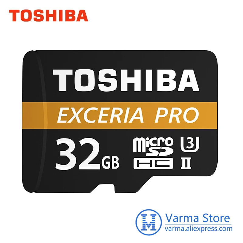 Toshiba exceria pro tf карты M501 micro SD слот для карт памяти UHS-II U3 32 Гб Class10 4 K UltraHD