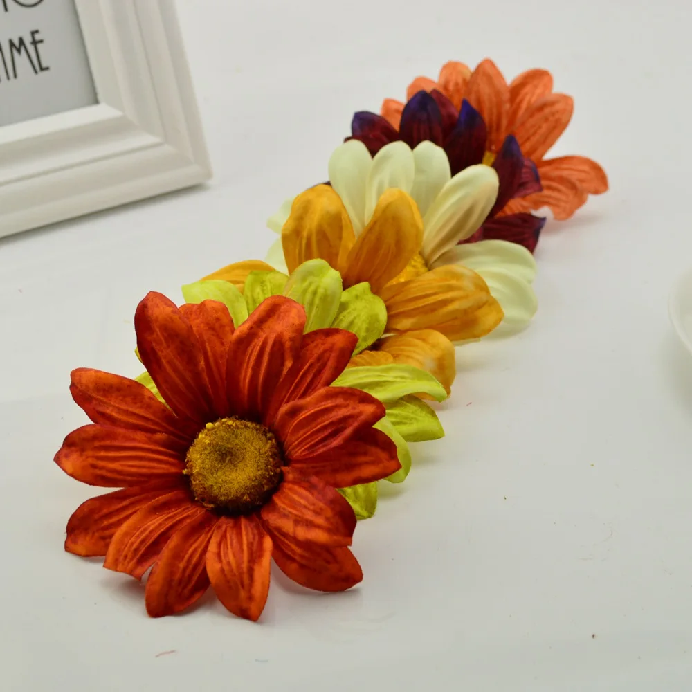 

5pcs Handmade cheap gerbera fashion home decoration garden bride diy wedding banquet decoration artificial flower scissors crown