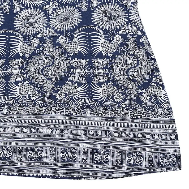 Новинка женское летнее платье большого размера в этническом стиле Vestido