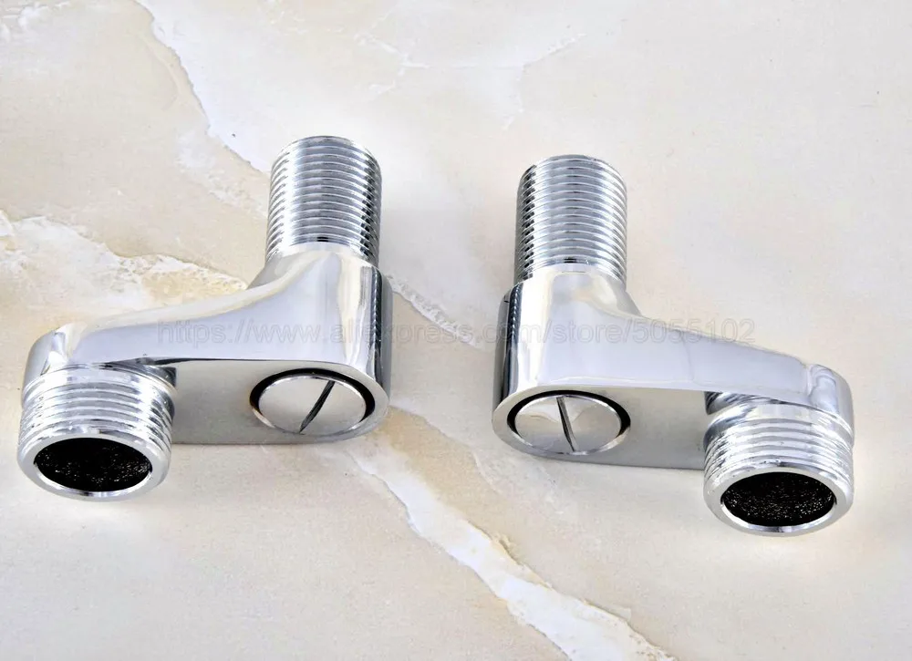 

Bathroom Accessories Shower Faucet Claw Foot Adjustable Adapter Polished Chrome Curved Feet Wall Mounted Width Swing Arms zba183