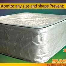 Bescherm uw spa cover nu, 245cmx246cnx90cm, met isolatie goed voor winter hot tub cover cap en spa cover guard