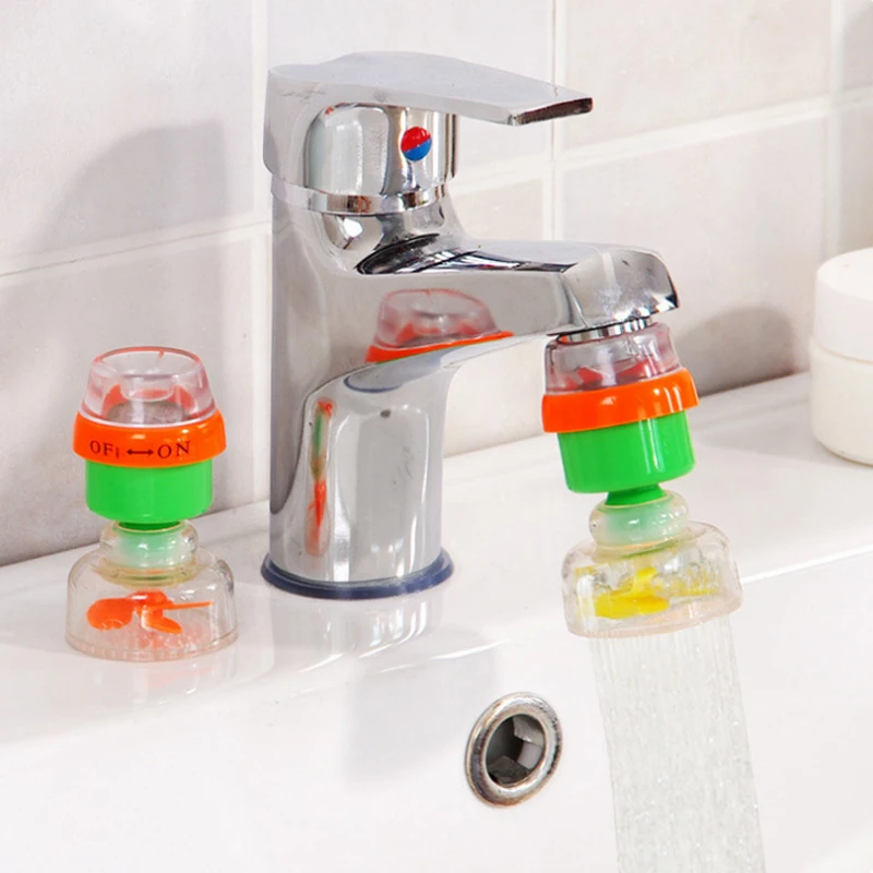 Household 360 Degree Activated Carbon Magnetization Rotatable Home Kitchen Faucet Water Filter Water Filter 2018 Hot Sale