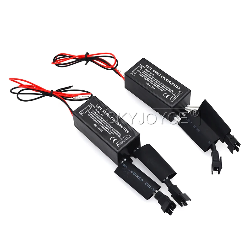 SKYJOYCE 1 pair Male Female Car Inverter Converter For CCFL angel eyes light lamp halo ring spare ballast for E36 E39 E46 E53 (4)