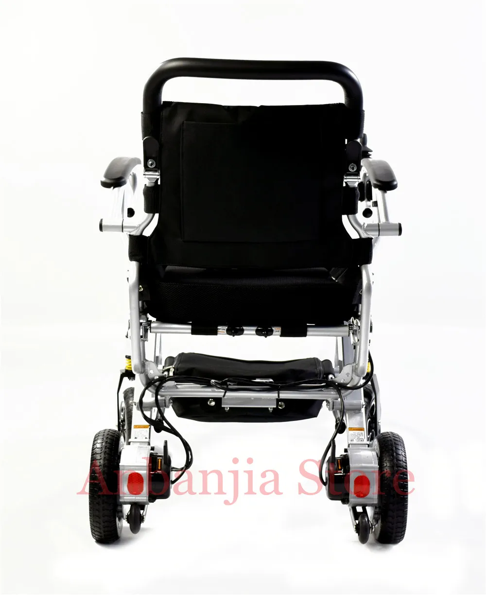 Portable Folding Electric Power Wheelchair with 10Ah lithium battery for disabled, elderly people