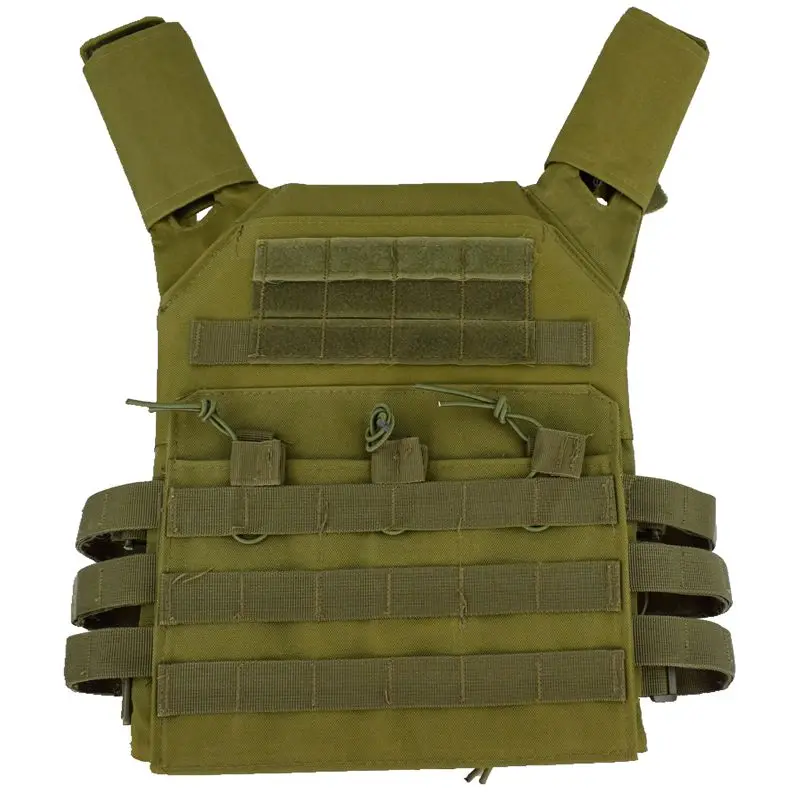 jpc 600D Hunting Tactical Vest Military Molle Plate Carrier Magazine Airsoft Paintball CS Outdoor Protective Lightweight Vest