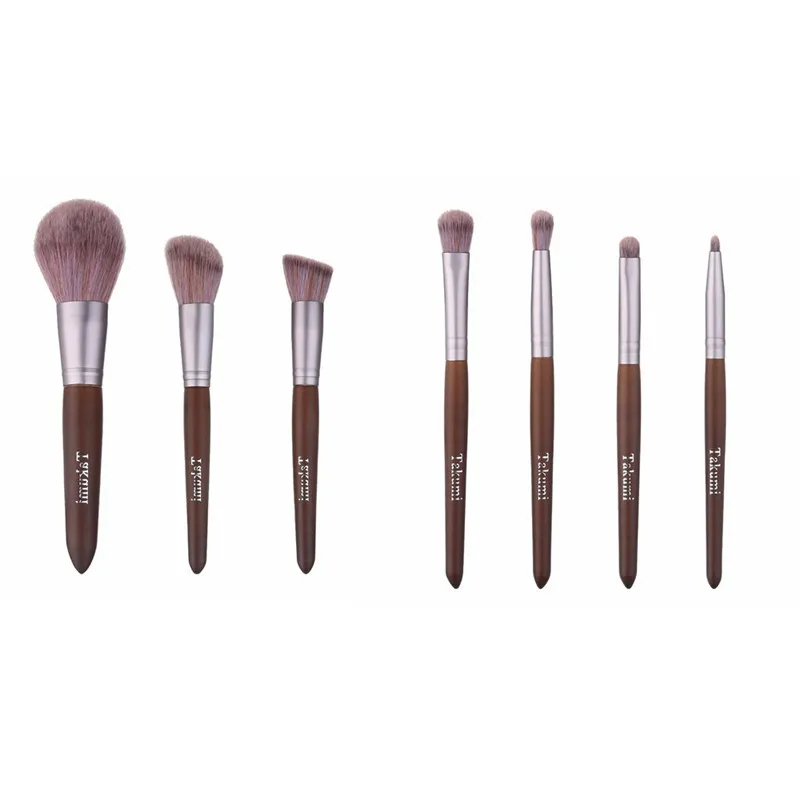 

7PCS Makeup Brushes Set Wooden handle Foundation Cosmetic Eyebrow Eyeshadow Concealer Makeup Brush Sets Tools high quality
